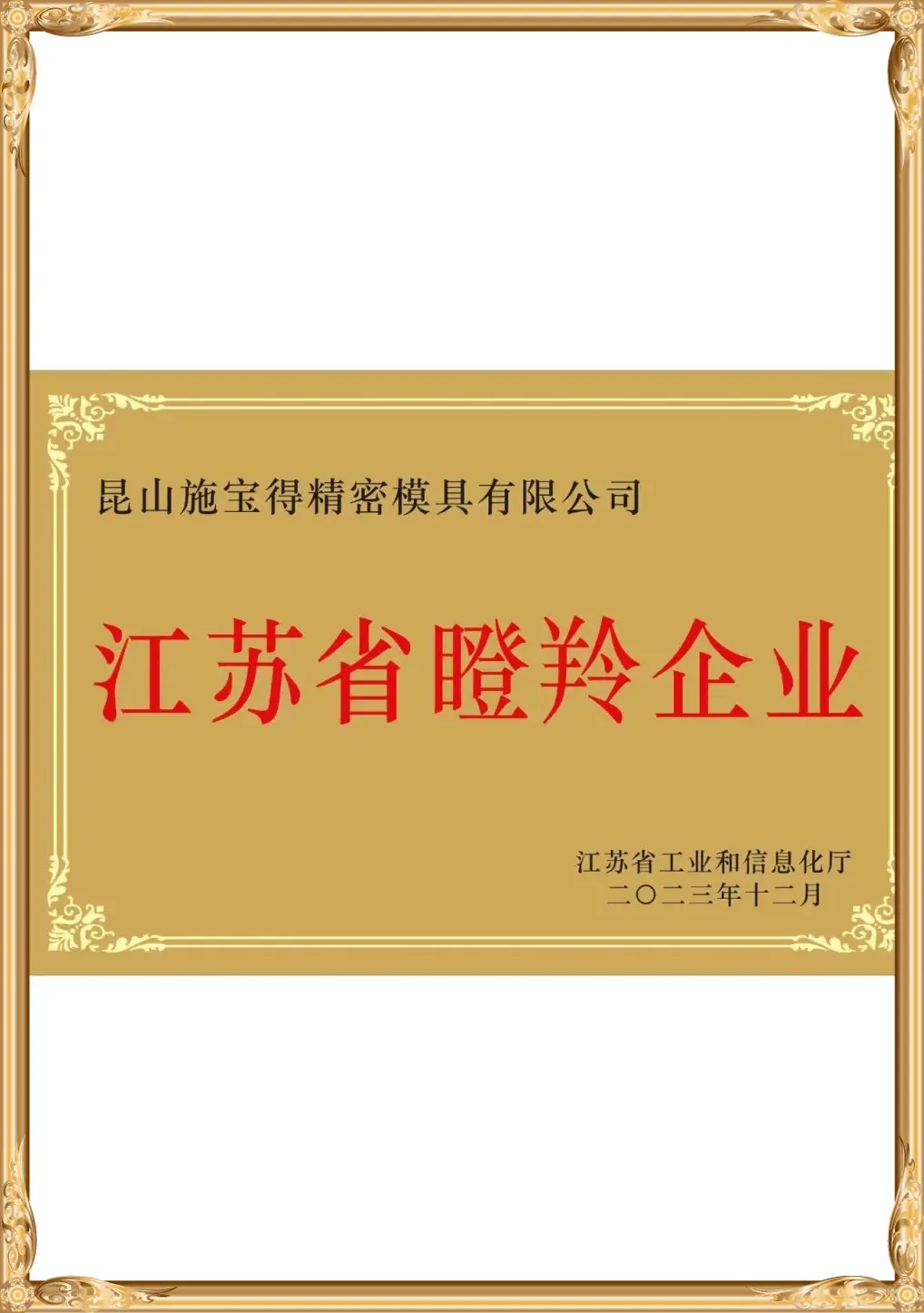 OUR CERTIFICATE (4)